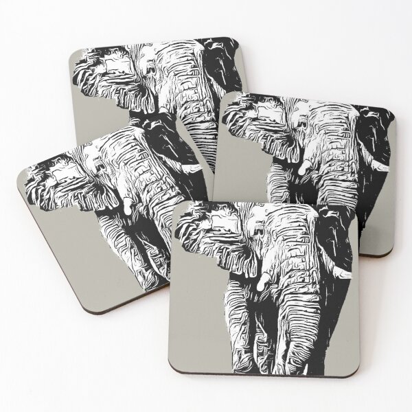 Item preview, Big Elephant shade 3 designed and sold by AJSkinnerPrints.
