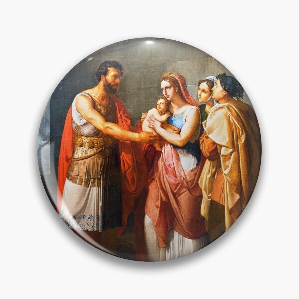 Item preview, Hector greets Andromaca and Astyanax designed and sold by brushandframes.