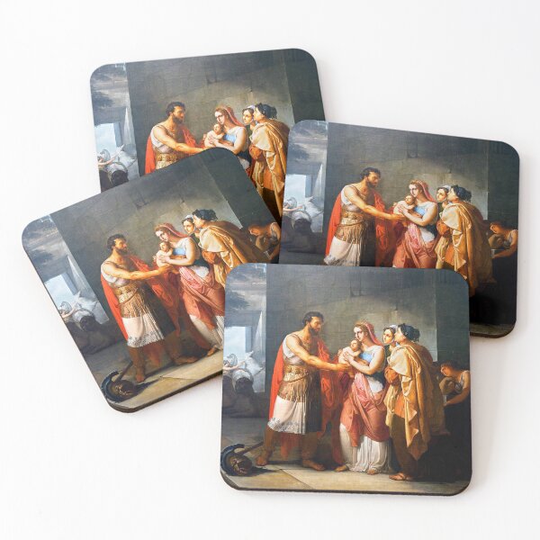 Item preview, Hector greets Andromaca and Astyanax designed and sold by brushandframes.