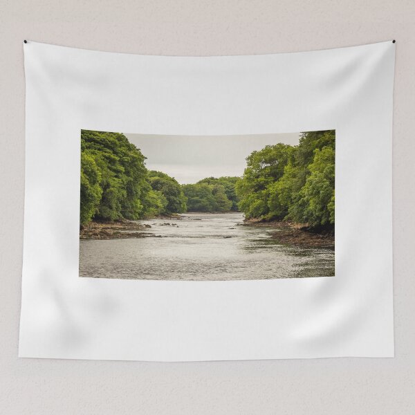 Item preview, Looking downstream on a tree lined the River Dee in Galloway, Scotland designed and sold by SnapTPhotograph.