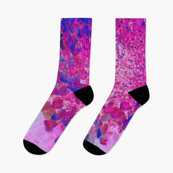 Item preview, Elegant Fuchsia and Dark Blue Limelight Hydrangea designed and sold by myrubiogarden.