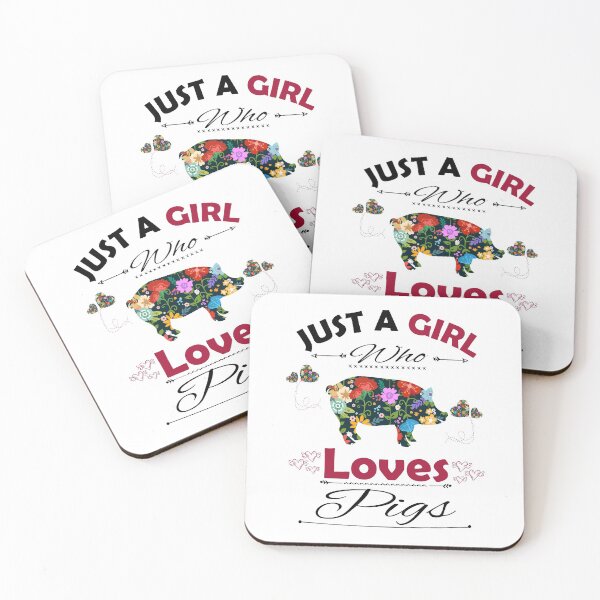 Item preview, Just A Girl Who Loves Pigs designed and sold by PRINTED ..