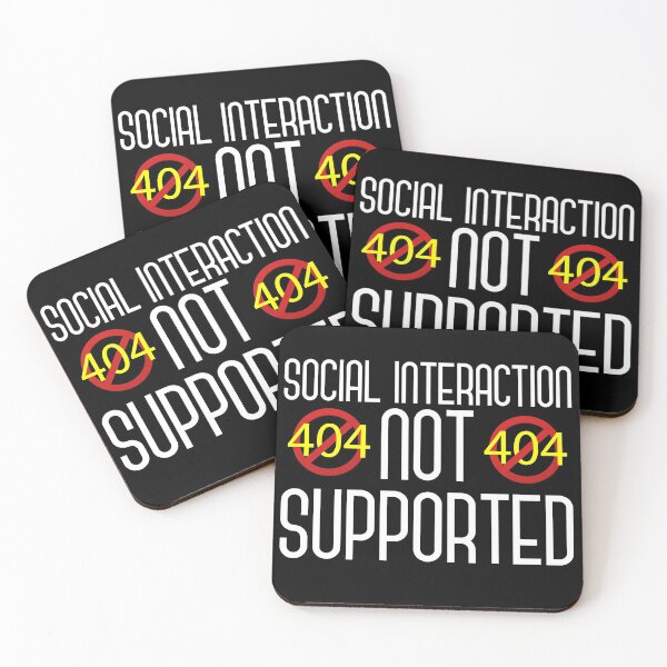 Item preview, Copy of   Social Interaction Not Supported designed and sold by ADAMYASS.