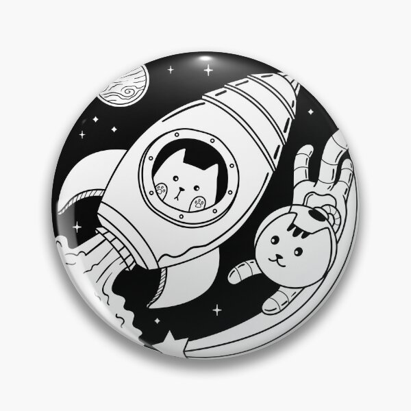 Item preview, Cute cat flying a rocket in Space designed and sold by kalud-zoldyck.
