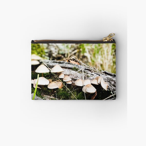 Item preview, Photography - mushrooms on wood log  designed and sold by Karolien Kenis.