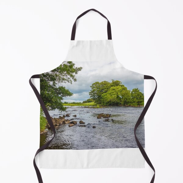 Item preview, A rocky riffle under trees on a summers day on the River Dee, Galloway, Scotland designed and sold by SnapTPhotograph.