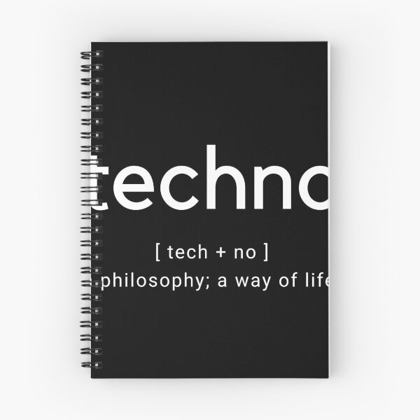 Item preview, "Techno definition" (white) designed and sold by blissdesigns-.