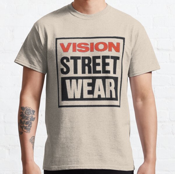 Vision street wear, retro skateboard t shirt design. Classic T-Shirt