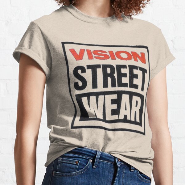 Vision street wear, retro skateboard t shirt design. Classic T-Shirt
