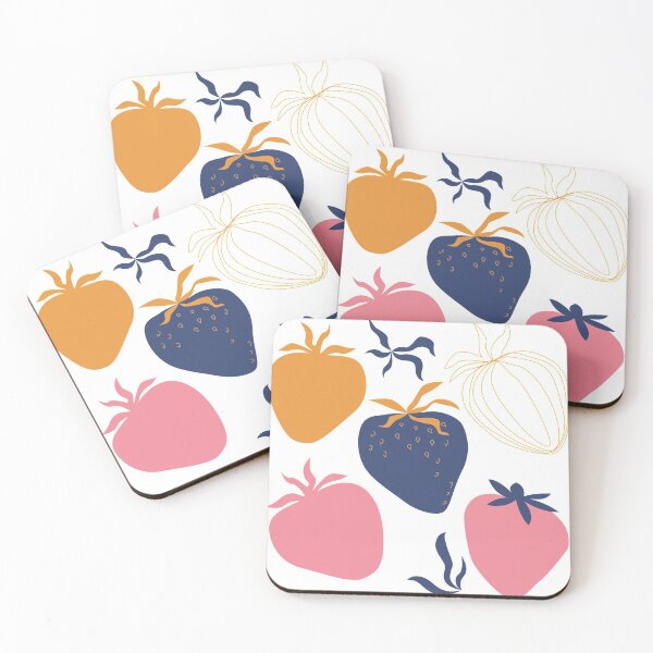 Item preview, Modern Abstract Strawberry Drawing  designed and sold by Dollfacedesign.