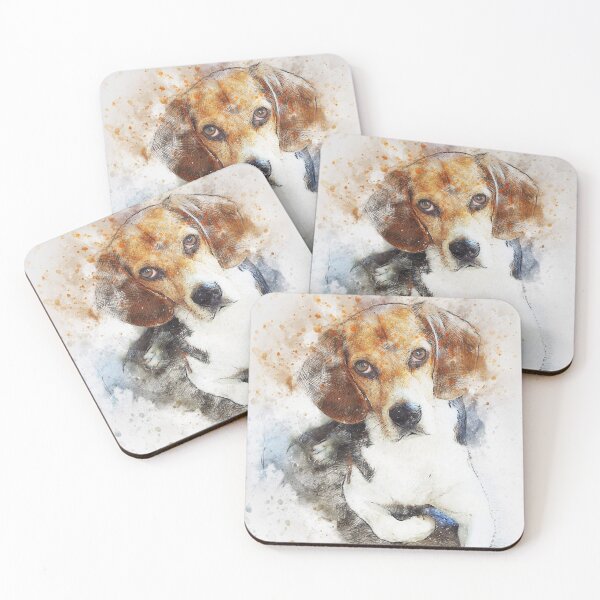 Item preview, Beagle dog portrait dogs pet pets puppy art cute Beagles  designed and sold by Coolstuff4you71.