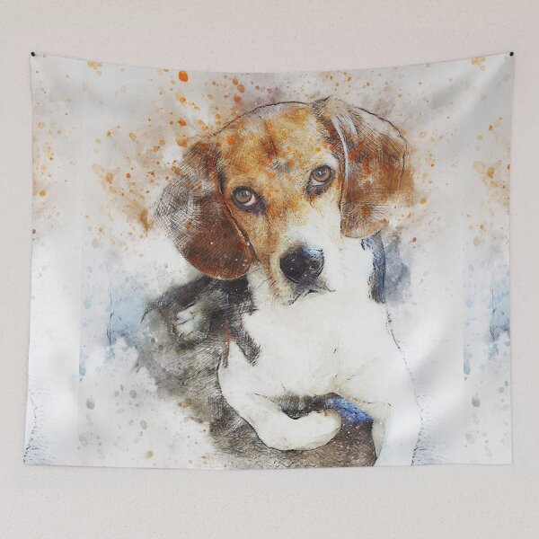 Item preview, Beagle dog portrait dogs pet pets puppy art cute Beagles  designed and sold by Coolstuff4you71.