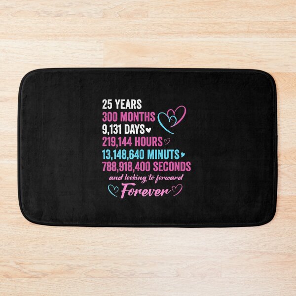 Item preview, 25th Wedding Anniversary 25 Years Marriage Couple Gift designed and sold by dianoo.