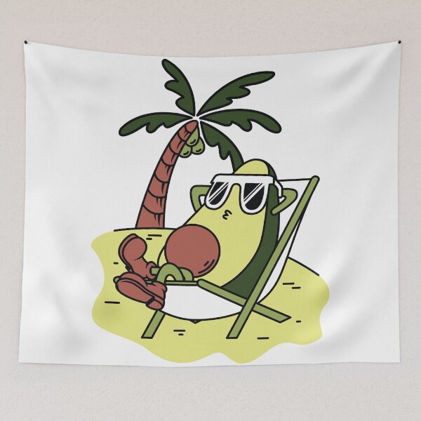 Item preview, Avocado Chilling on The Beach designed and sold by kalud-zoldyck.