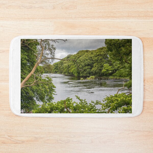Item preview, A view of a river through a gap in trees in summer designed and sold by SnapTPhotograph.