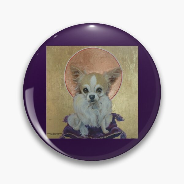 Item preview, Long Haired Chihuahua as King designed and sold by M. E.  Bilisnansky McMorrow.