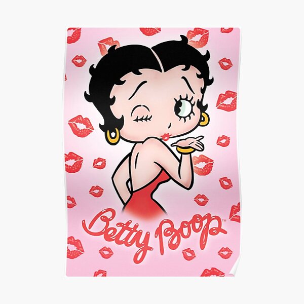 Boop Love Kiss Poster