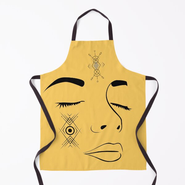 Item preview, Aztec Queen Woman Face Tribal Design designed and sold by wodra.