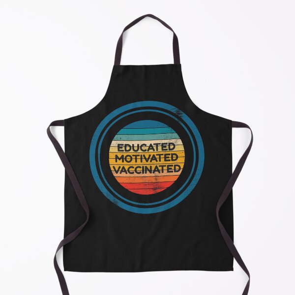 Item preview, Educated Motivated Vaccinated Retro Sunset designed and sold by ABulgov.