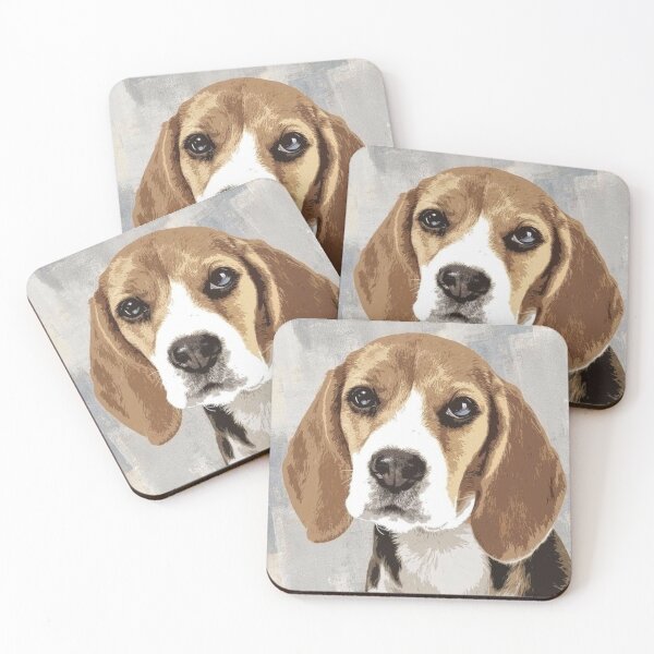 Item preview, Beagle dog portrait dogs pet pets puppy art cute Beagles  designed and sold by Coolstuff4you71.