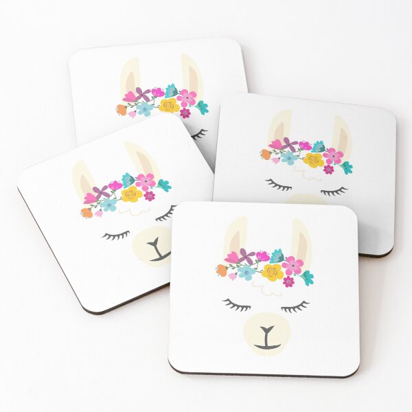 Item preview, Cute Llama with Flower crown designed and sold by kalud-zoldyck.