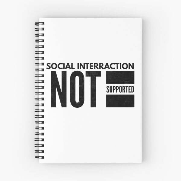 Item preview, Copy of Social interaction not supported designed and sold by Letters-Art.