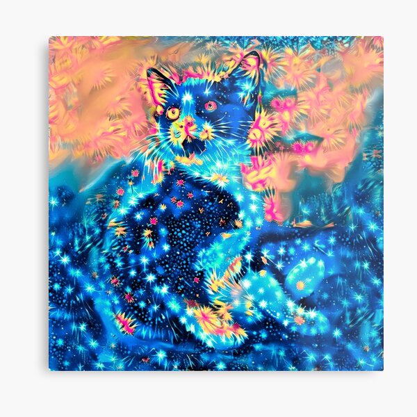Tuxedo Kitten Metal Print