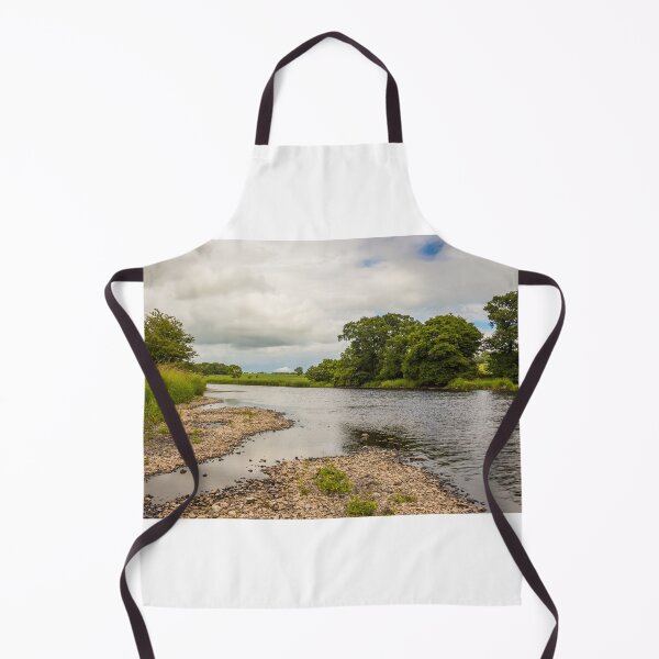 Item preview, A gravel bar and low water on a lowland Scottish river in summer designed and sold by SnapTPhotograph.