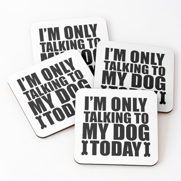 Item preview, Im Only Talking to My Dog Today designed and sold by Adel Qasem.