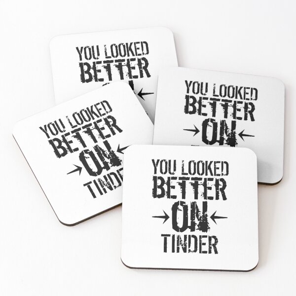 Item preview, You Looked Better On Tinder Funny Sarcastic Valentines Day designed and sold by medbouk1.