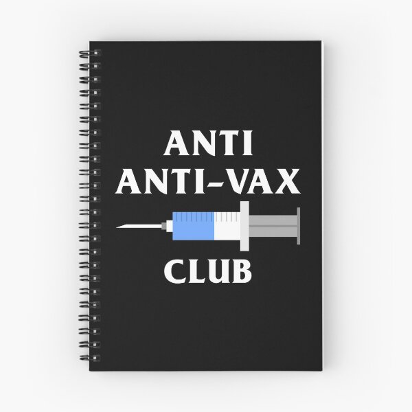 Artikelvorschau, Anti-Anti-Vax-Club (in Weiß) entworfen und verkauft von ItsMemeMachine.