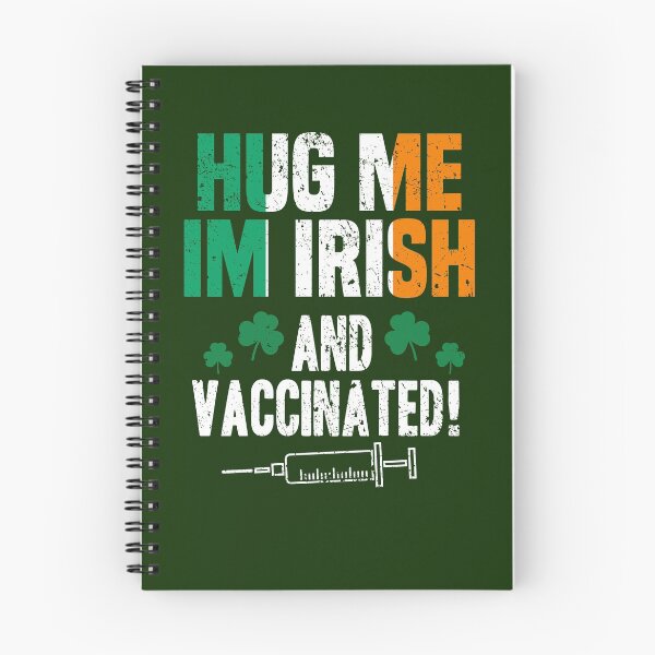 Item preview, Hug Me Im irish and Vaccinated St Patricks Day 2021 Luck Social Distancing Mask Design designed and sold by RainbowPandas.