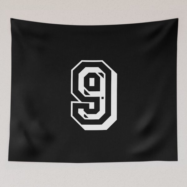 Item preview, 9 number college font designed and sold by GeogDesigns.