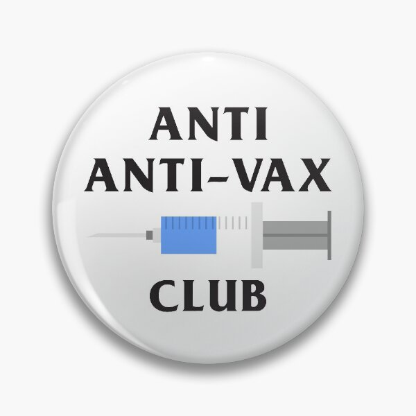 Artikelvorschau, Anti-Anti-Vax-Club (in schwarz) entworfen und verkauft von ItsMemeMachine.