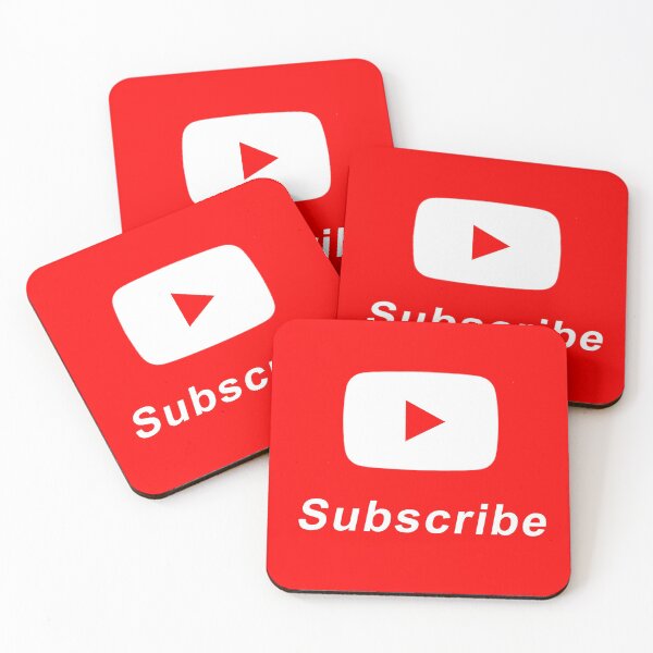 Item preview, Youtube Subscribe design for Red designed and sold by crushshirts.