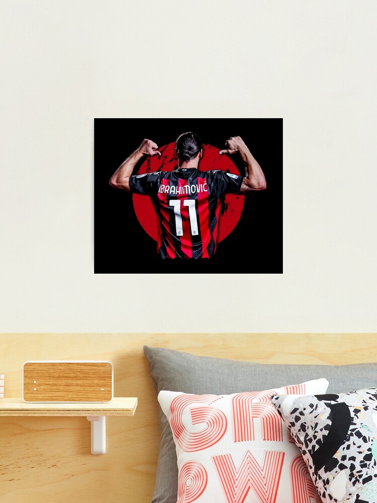 Cuscino quadrato Zlatan Ibrahimovic Milan idolo Rosso idea regalo – Grafica  Nocera