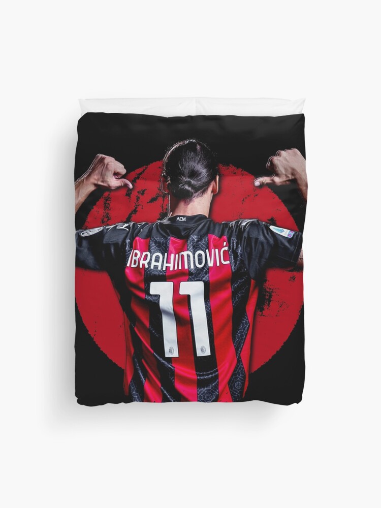 Zlatan Ibrahimovic Ac Milan Duvet Cover for Sale by The Fit
