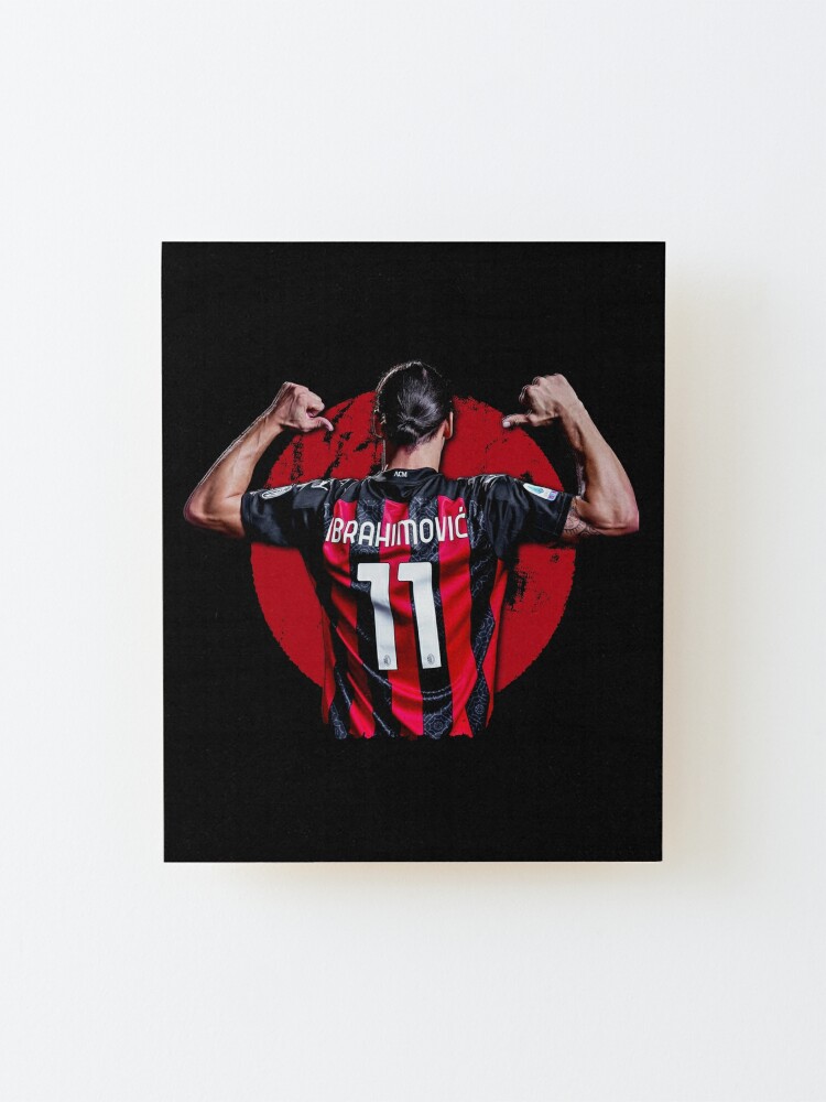 Zlatan Ibrahimovic Ac Milan Mounted Print for Sale by The Fit