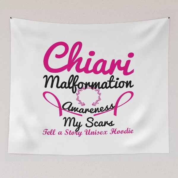 Item preview, Chiari Malformation Awareness My Scars Tell A Story Unisex Hoodie designed and sold by mahjoubstr.