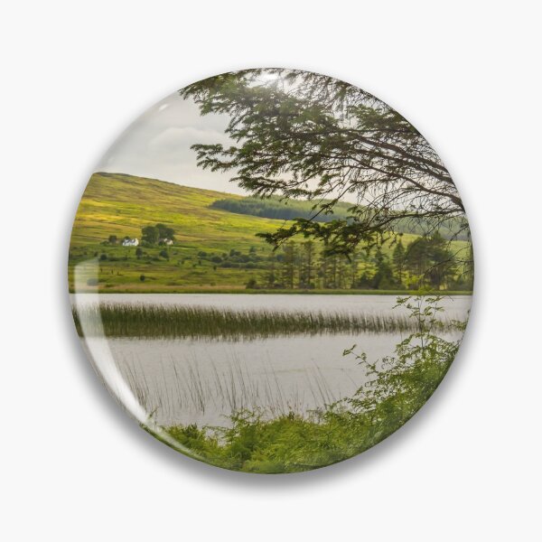 Item preview, A view of Loch Stroan with a reed bed and the hills in the background designed and sold by SnapTPhotograph.