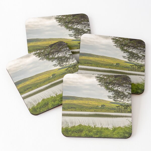 Item preview, A view of Loch Stroan with a reed bed and the hills in the background designed and sold by SnapTPhotograph.