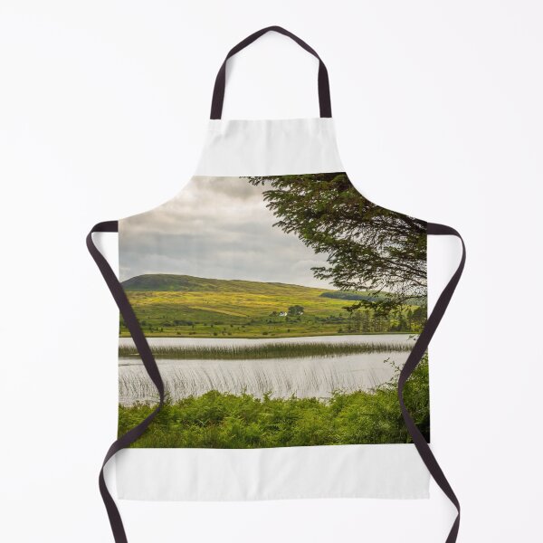 Item preview, A view of Loch Stroan with a reed bed and the hills in the background designed and sold by SnapTPhotograph.