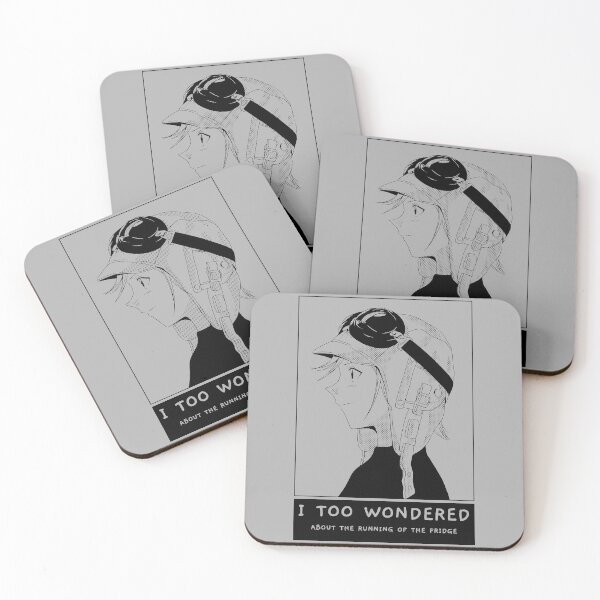 Item preview, I Too Wondered About The Running Of The Fridge (clear) designed and sold by TeachUrb.