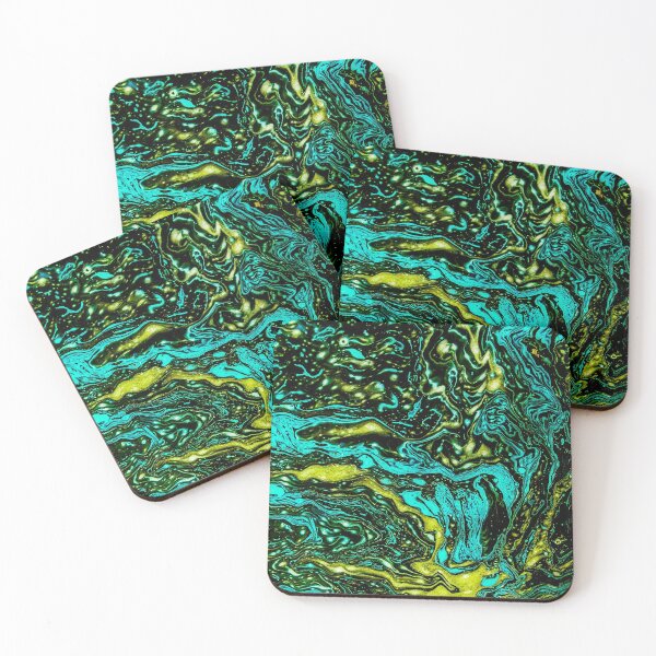 Item preview, Hydro Dipped Liquified Teal designed and sold by ArtRoomOregon.