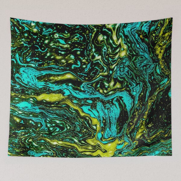 Item preview, Hydro Dipped Liquified Teal designed and sold by ArtRoomOregon.