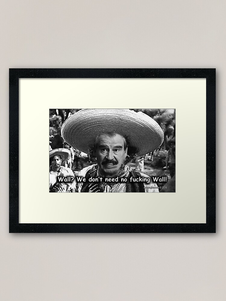 Walls And Badges Parody Framed Art Print By Ayemagine Redbubble
