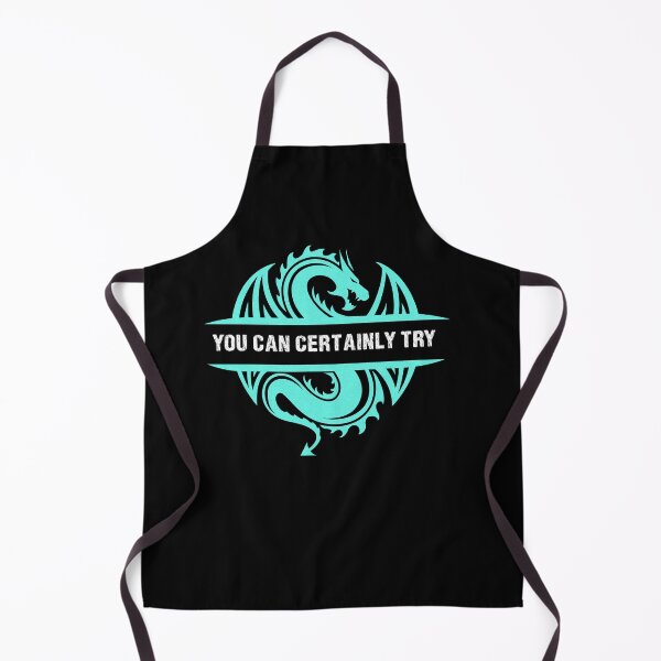 Artikelvorschau, Sie können sicher versuchen - Vintage Cyan Blue Dragon entworfen und verkauft von SuperUberLame.