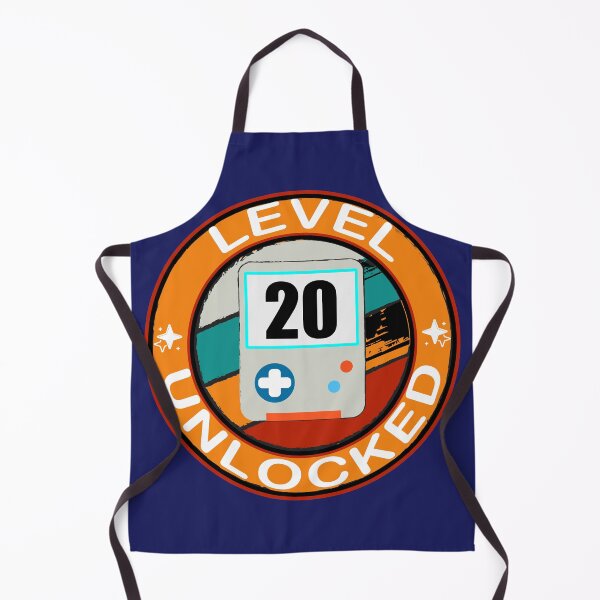Item preview, ,Level 20 Unlocked 20th Birthday for Video Gamer designed and sold by saied-DGI.