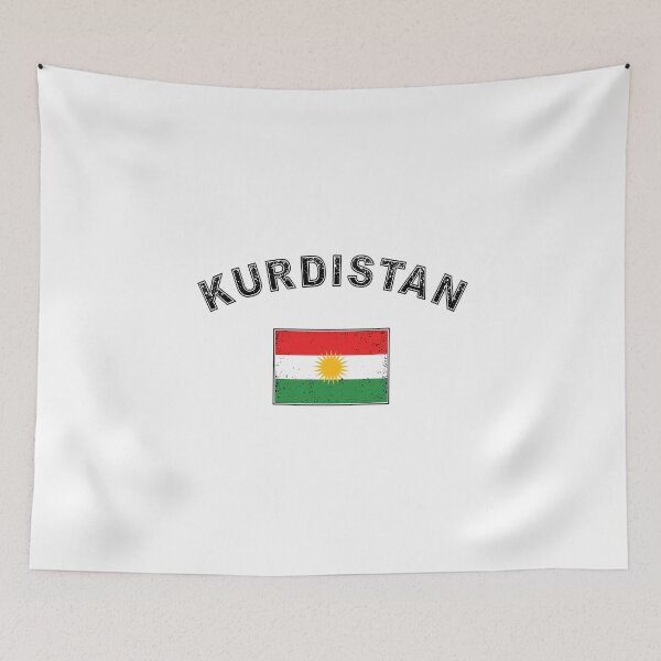 Item preview, Kurdistan Kurdish flag flag designed and sold by GeogDesigns.