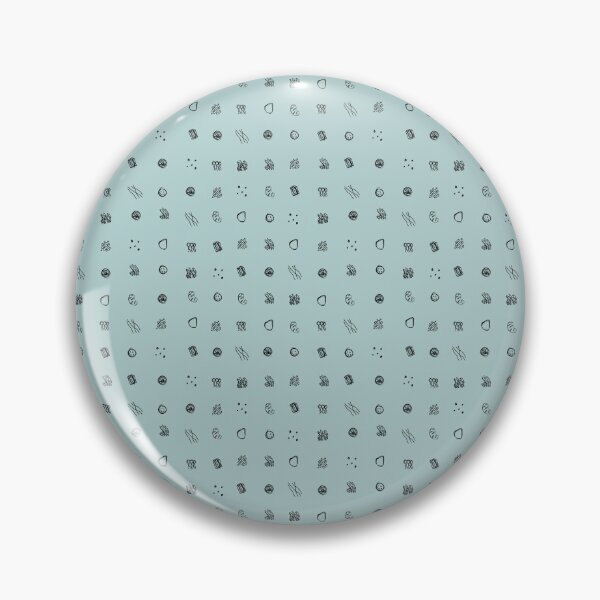 Item preview, Ditsy Organelles - Black on Mint designed and sold by Hodgepodge Bricolage.